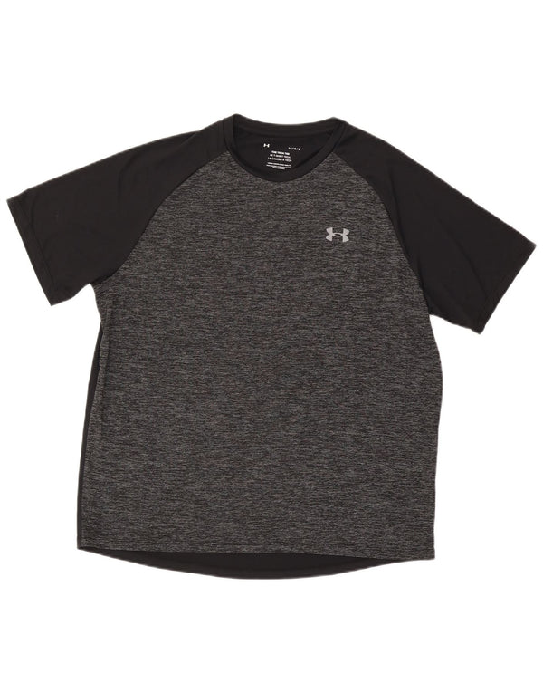Under Armour Mens T-Shirt Top Large Grey Flecked