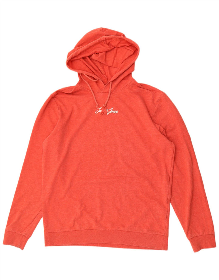 Jack & Jones Ανδρικό Hoodie Jumper XL Red Polyester