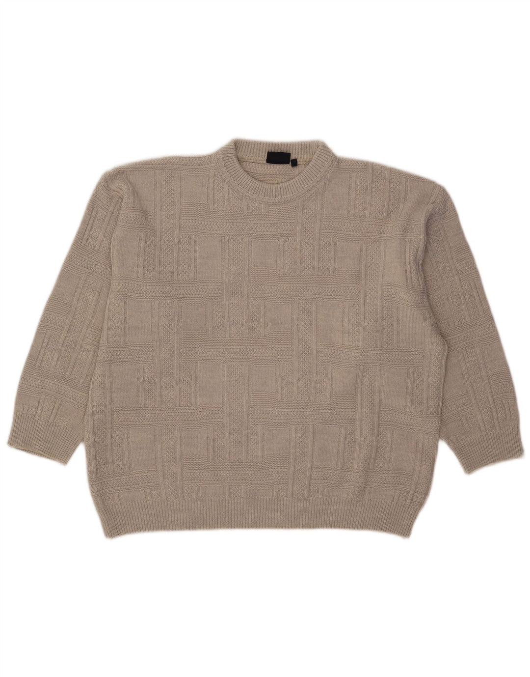 Ανδρικό πουλόβερ Nick Taylor Crew Neck Jumper XL Γκρι ακρυλικό