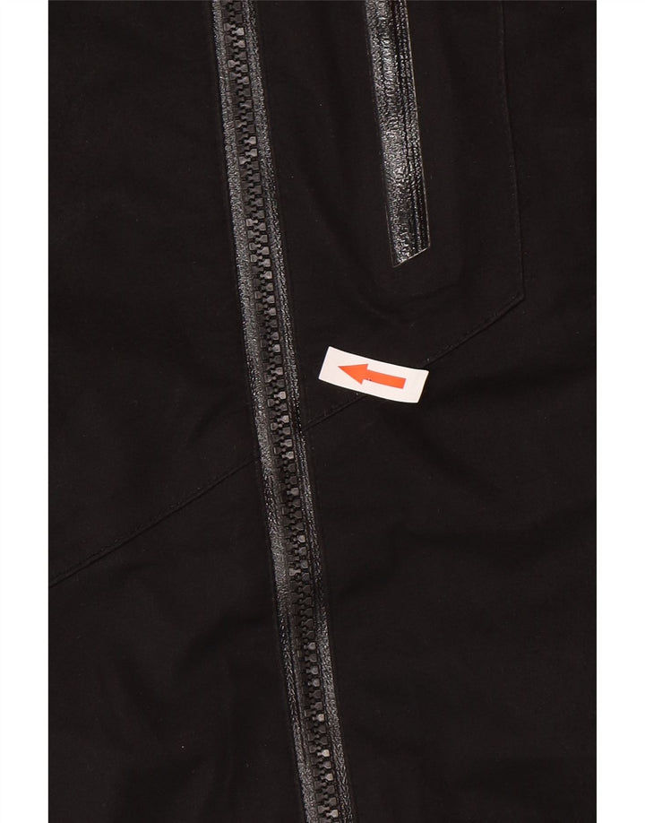 Ανδρικό μπουφάν βροχής με κουκούλα Mountain Warehouse UK 38 Medium Black Polyester