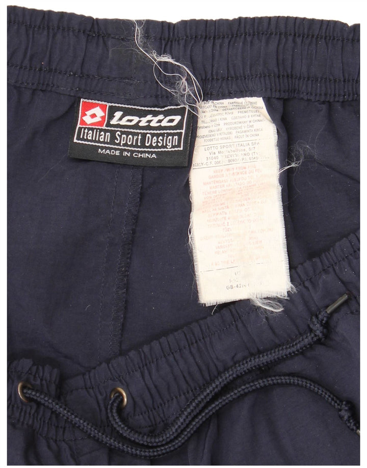 Ανδρικό αθλητικό σορτς Lotto UK 42/44 XL Navy Blue Polyamide