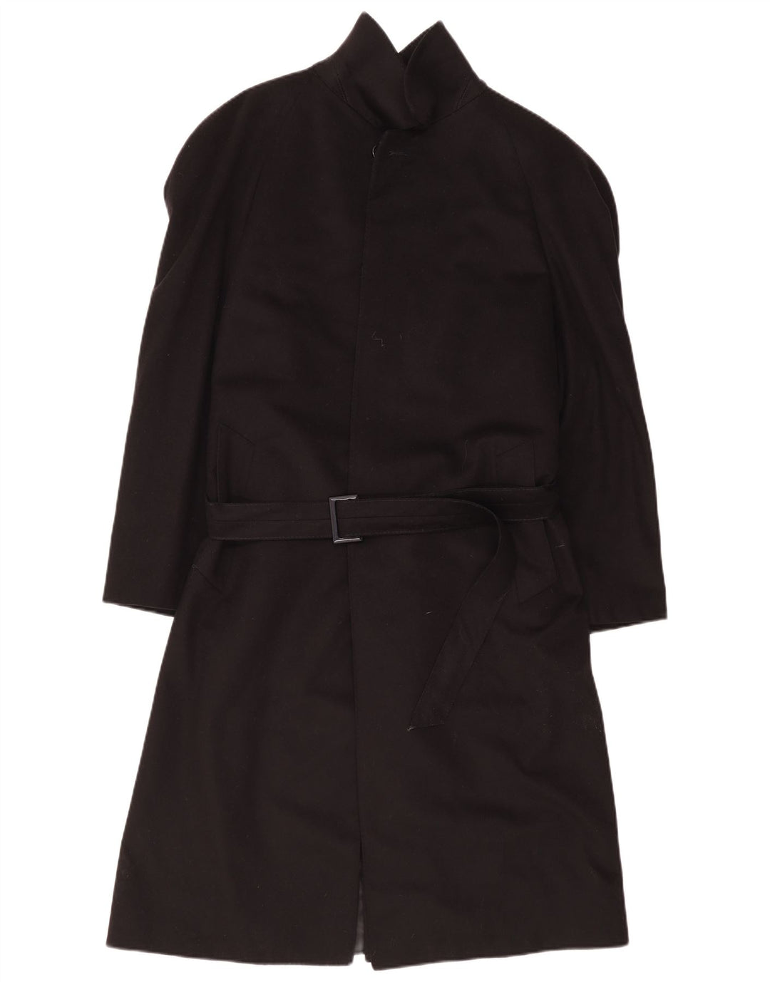 Vintage Ανδρικό Πανωφόρι IT 48 Medium Black Cashmere