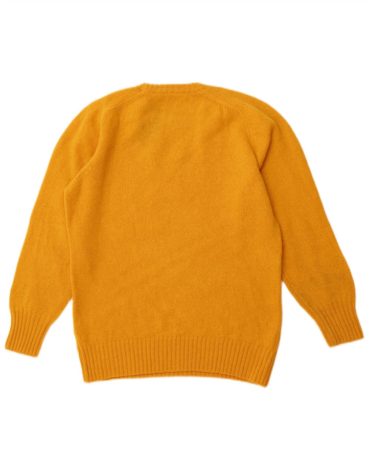 SERGIO TACCHINI Γυναικείο πουλόβερ με λαιμόκοψη UK 14 μεγάλο κίτρινο