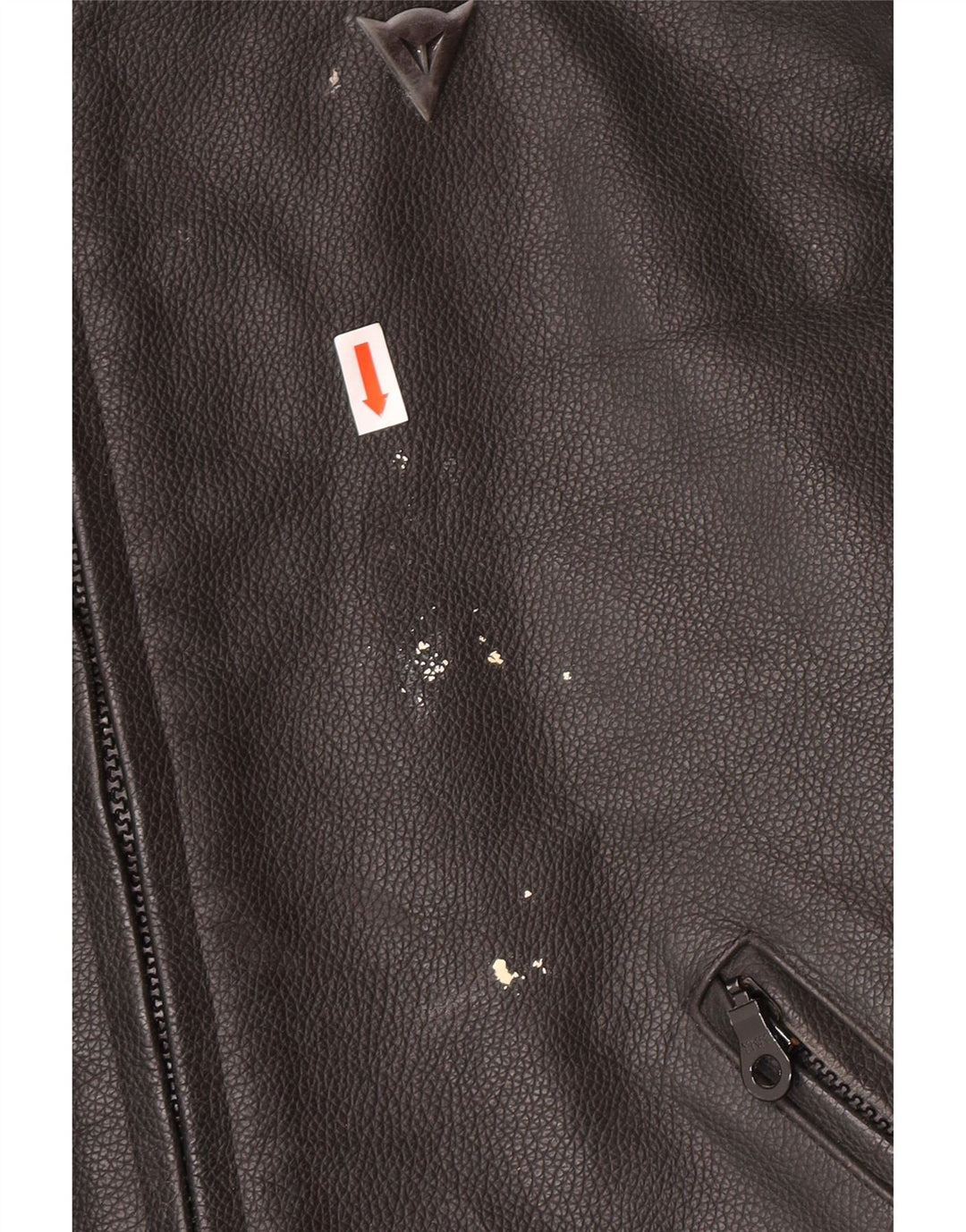 DAINESE Ανδρικό τζάκετ Racer με γραφικό μέγεθος 54 Μεγάλο μαύρο δερμάτινο χρώμα