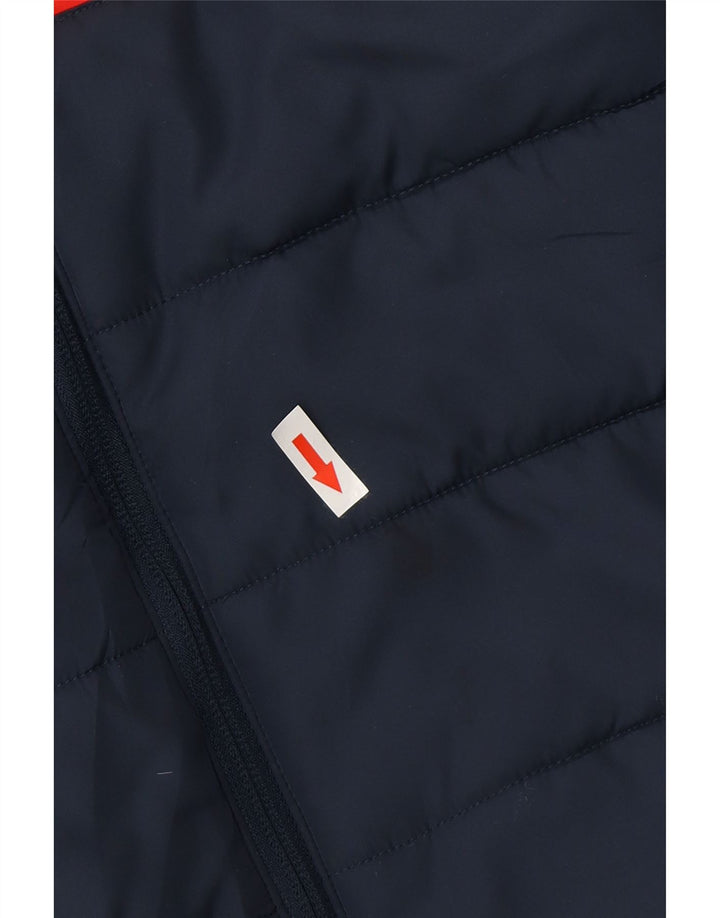 Puma Boys Padded Gilet 7-8 Years Navy Blue Colorblock Πολυεστέρας