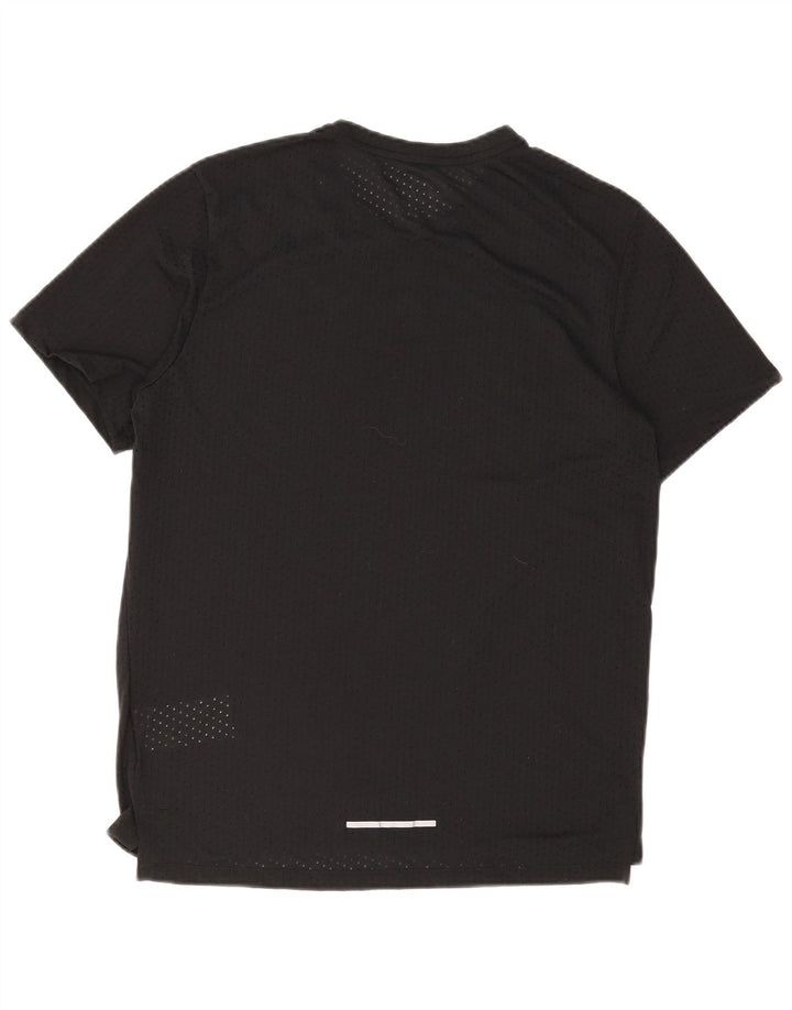 Ανδρικό T-Shirt Nike Dri Fit Top από μεσαίο μαύρο πολυεστέρα