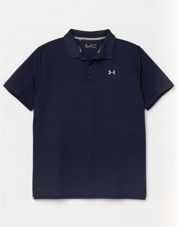 Under Armour Ανδρικό Heat Gear Loose Fit Polo πουκάμισο 2XL Navy Blue Polyester