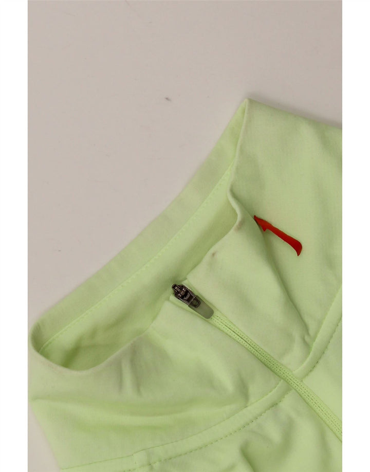 Γυναικεία φόρμα πουλόβερ με φερμουάρ Nike Dri Fit Top UK 14 Medium Green