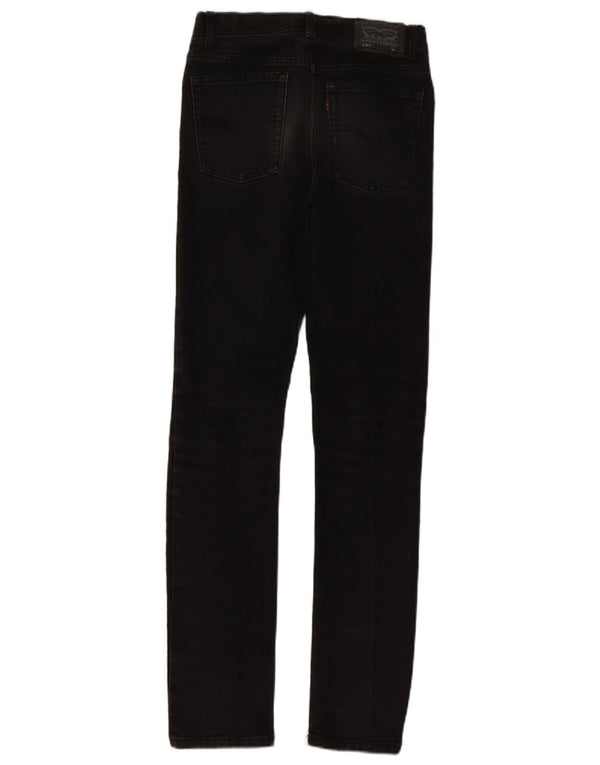 Levi's Boys 510 Skinny Jeans 15-16 ετών W26 L31 Μαύρο βαμβακερό