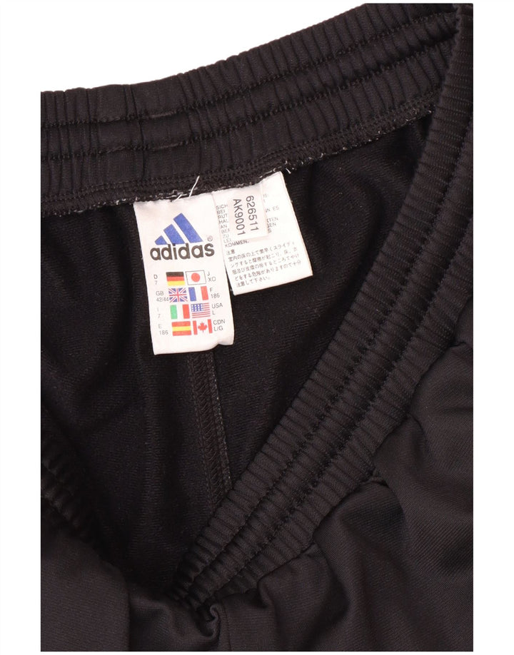 Ανδρική φόρμα Adidas Παντελόνι Joggers UK 42/44 μεγάλο μαύρο πολυεστέρα