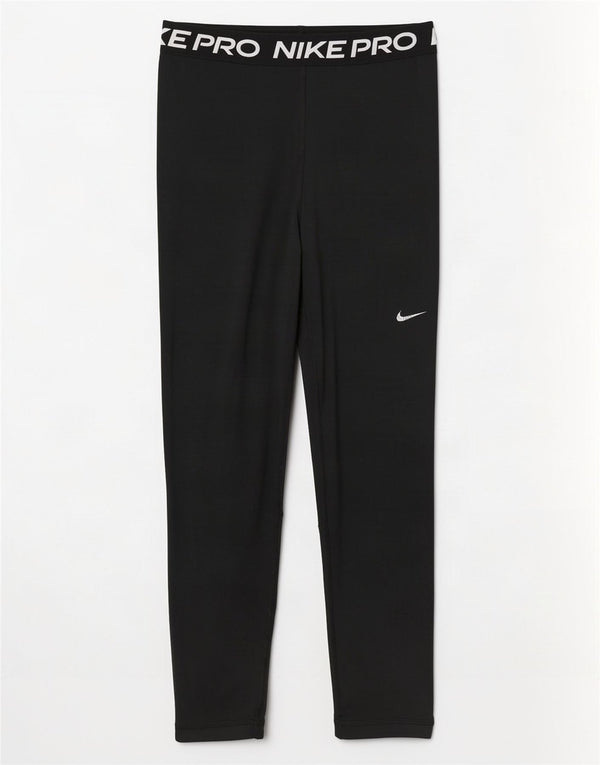 Γυναικεία Nike Dri Fit Graphic Crop leggings UK 12 Medium Black Polyester