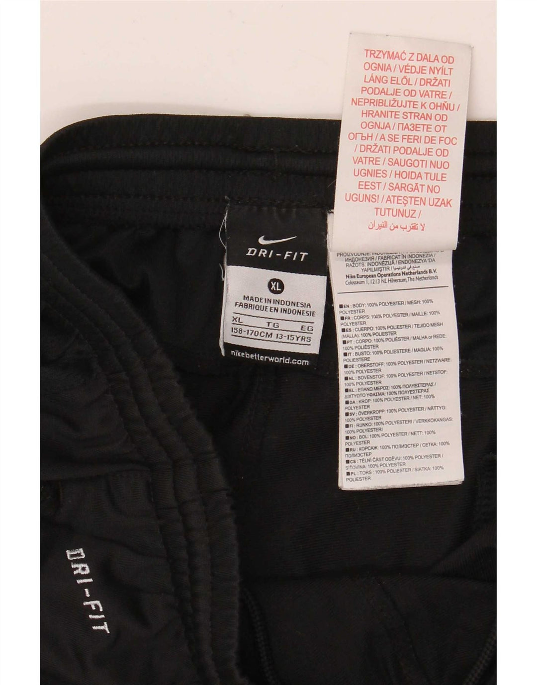 Nike Boys Bermuda Sport σορτς 13-14 ετών XL μαύρο πολυεστέρα