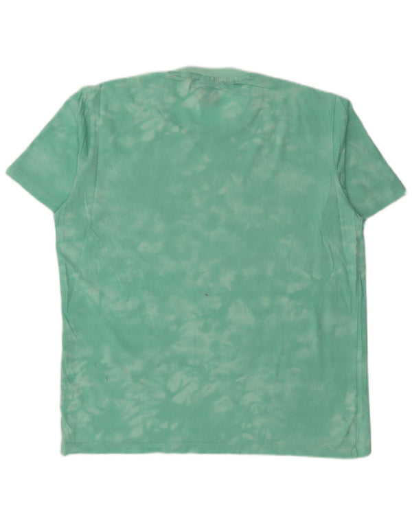 Ανδρικό T-Shirt CHAMPION Top Medium Green Tie Dye