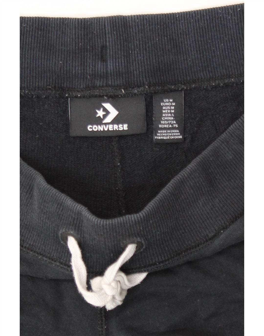 Γυναικείο αθλητικό σορτς Converse UK 14 Μεσαίο μαύρο βαμβακερό