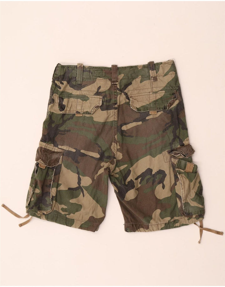 Jack & Jones Ανδρικό σορτς Cargo Medium W32 Χακί Καμουφλάζ Βαμβακερό