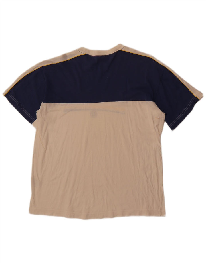 Ανδρικό γραφικό μπλουζάκι COLMAR Τοπ μεσαίου λευκού χρώματος, βαμβακερό σπορ