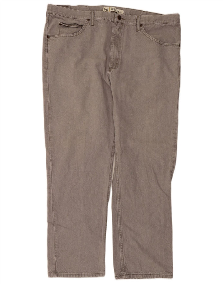 Ανδρικό τζιν Lee Regular Fit ίσιο W42 L30 Γκρι βαμβακερό