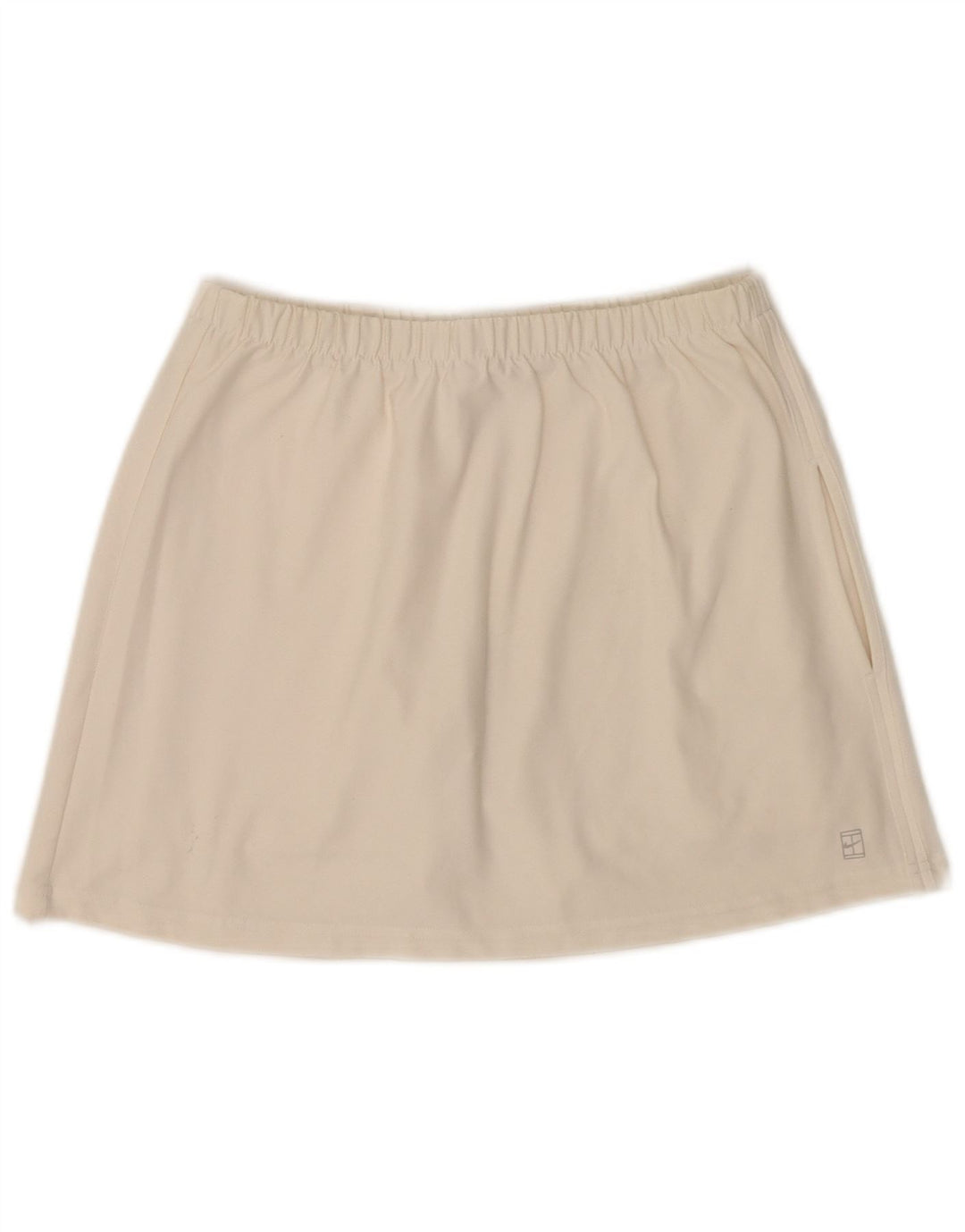 Nike Γυναικείο Skort UK 8/10 Small Off White Πολυεστέρας