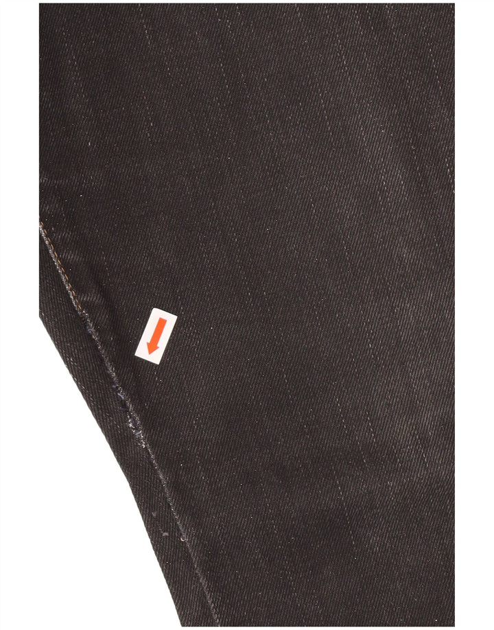 Γυναικείο τζιν ίσιο JUST CAVALLI W34 L27 Μαύρο βαμβακερό