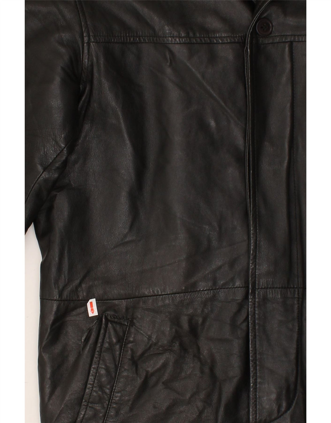 CONBIPEL Ανδρικό Δερμάτινο Παλτό IT 46 Small Black Leather