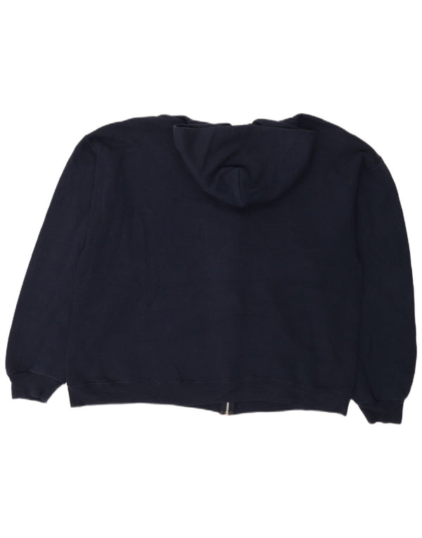 RUSSELL ATHLETIC Γυναικείο πουλόβερ με κουκούλα με φερμουάρ Dri-Power UK 18 XL Navy Blue