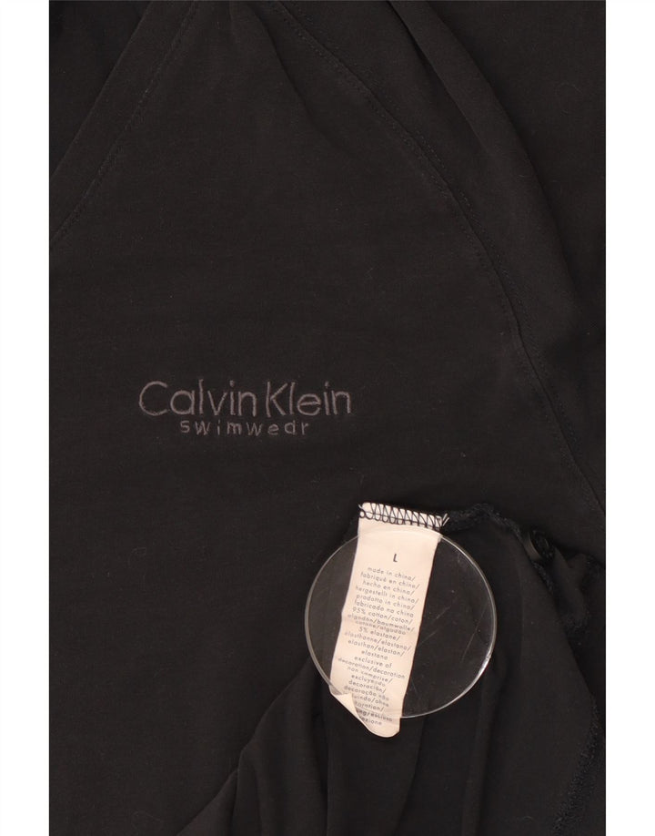 Ανδρικό T-Shirt Calvin Klein Top Large Μαύρο Βαμβακερό