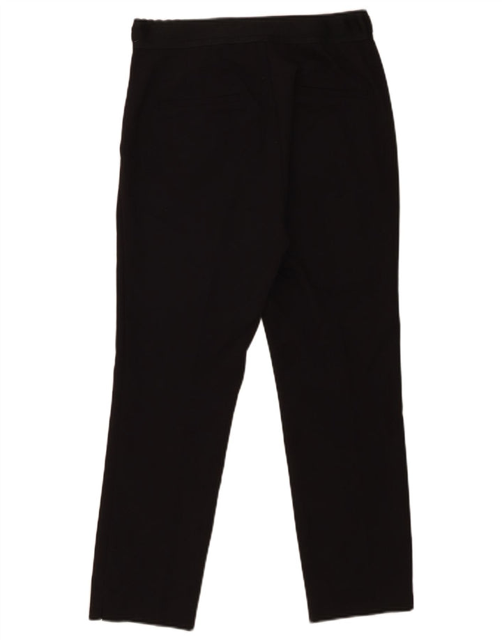 Zara Γυναικείο Cropped Παντελόνι Small W26 L23 Black