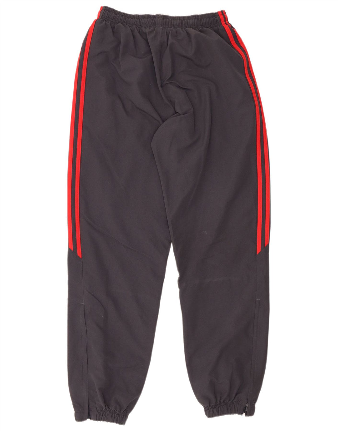 ADIDAS Mens Tracksuit Trousers Joggers Small Grey Polyester