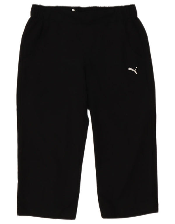Puma Womens Capri Tracksuit Trousers UK 10 Small  Black