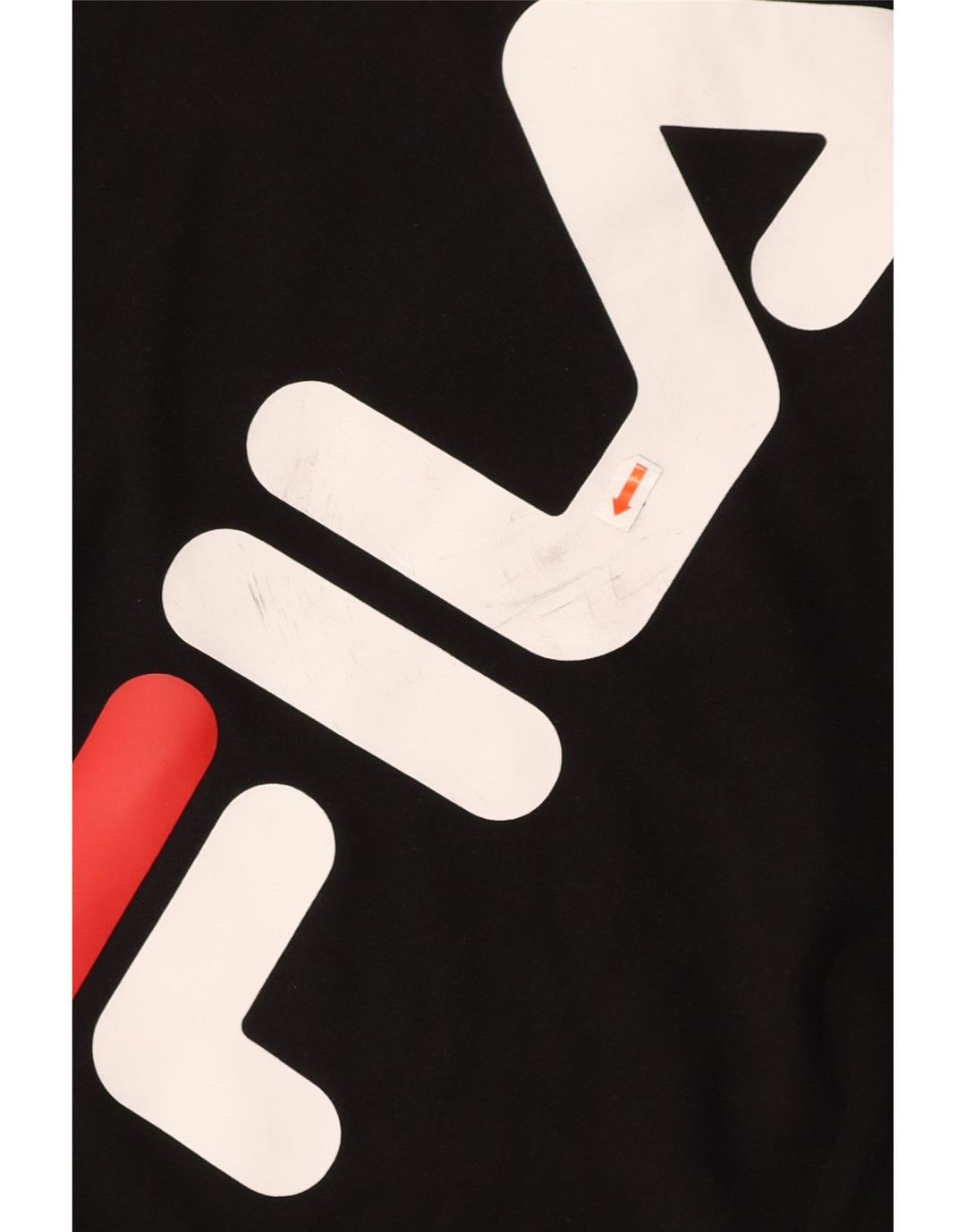 FILA Mens Graphic Sweatshirt Jumper Large Black Cotton