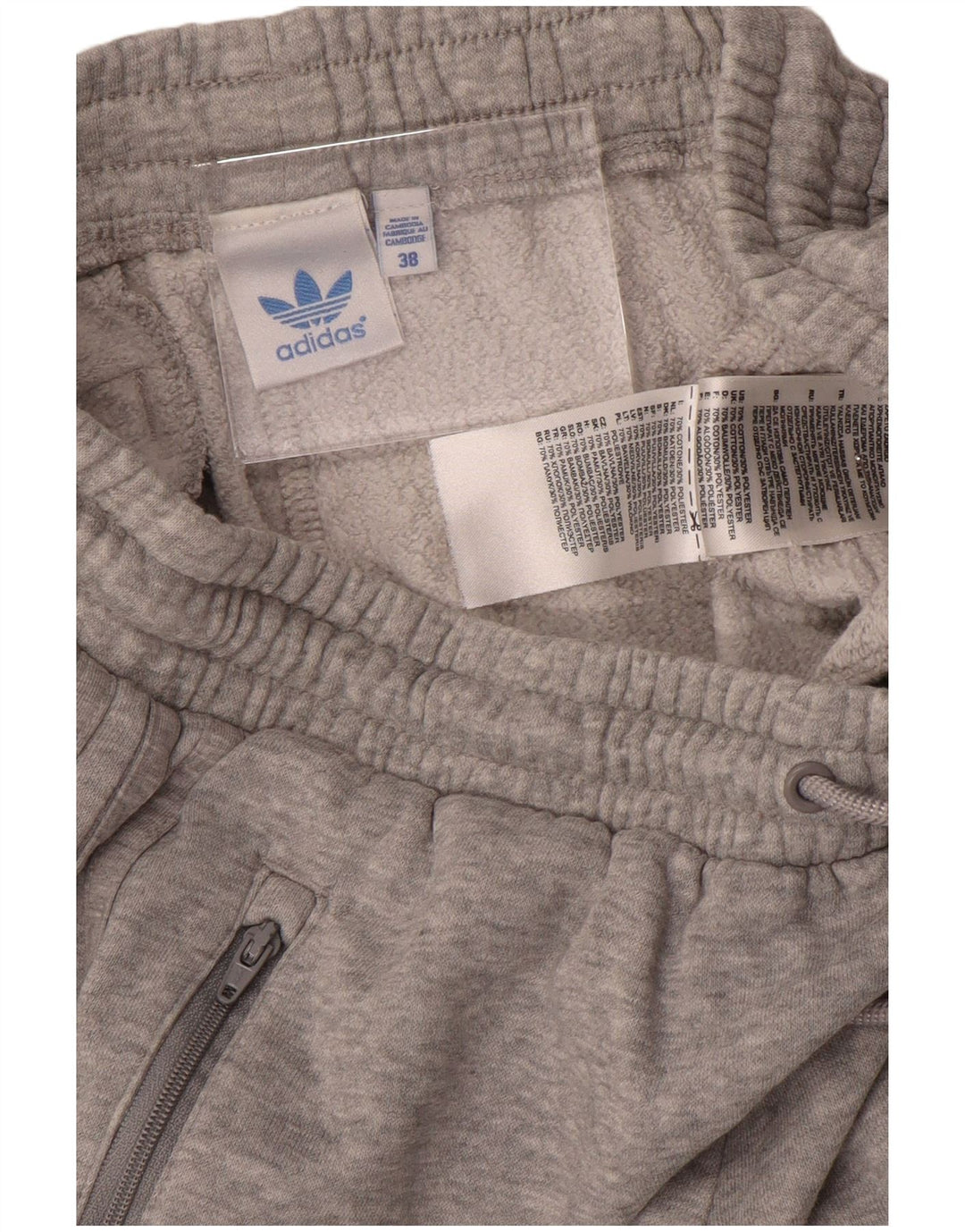 Γυναικεία αθλητική φόρμα Adidas Παντελόνι Joggers EU 38 Μεσαίο γκρι βαμβακερό