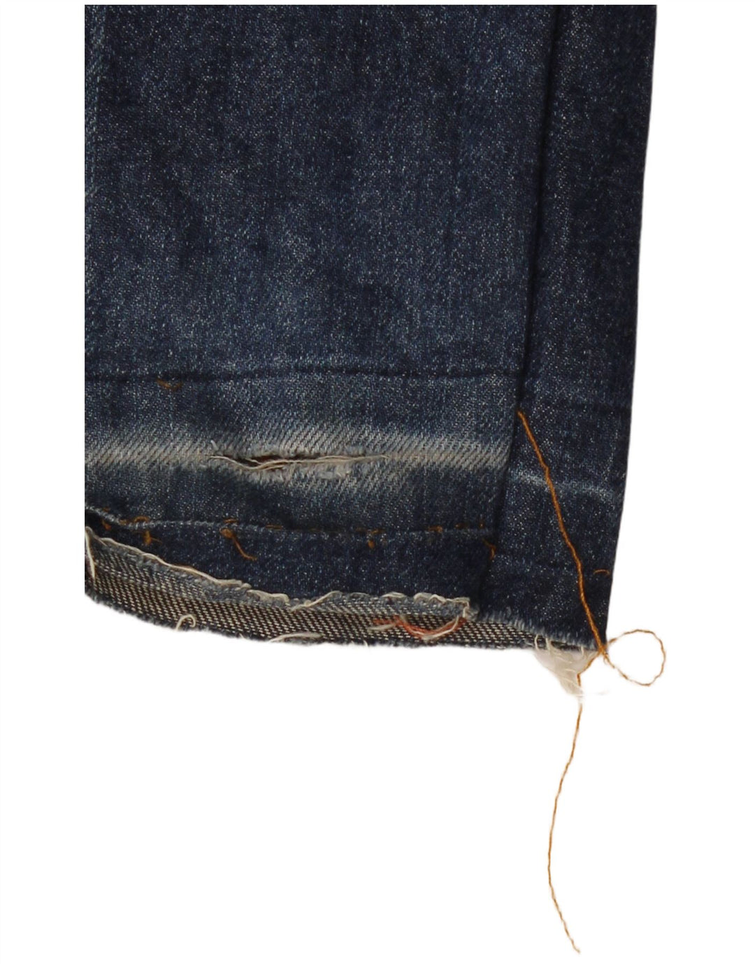 DOLCE & GABBANA Γυναικεία στενή εφαρμογή Χαμηλή μπότα τζιν W34 L30 μπλε