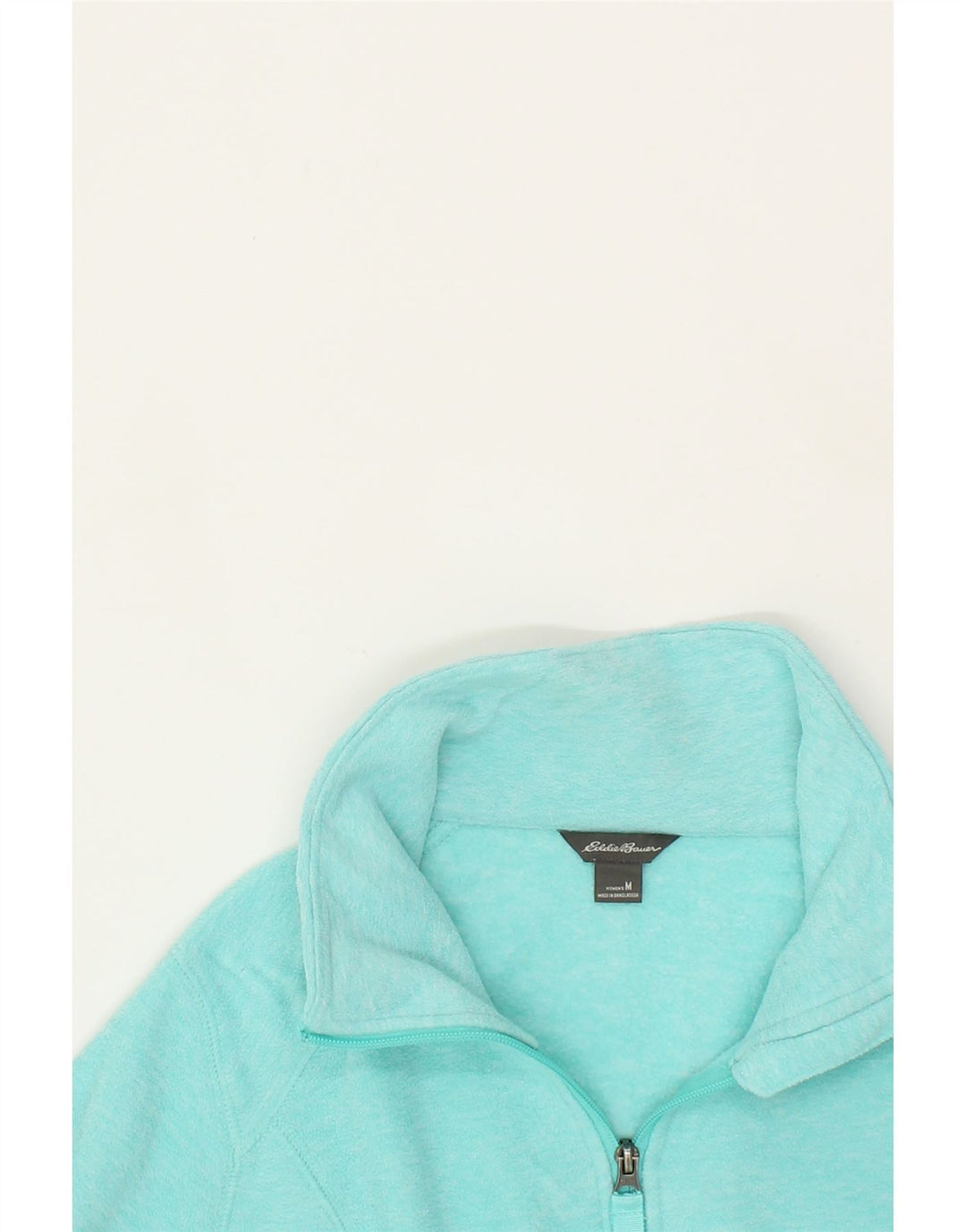 EDDIE BAUER Womens Fleece Jacket UK 14 Medium Turquoise Polyester Vintage Eddie Bauer and Second-Hand Eddie Bauer from Messina Hembry 