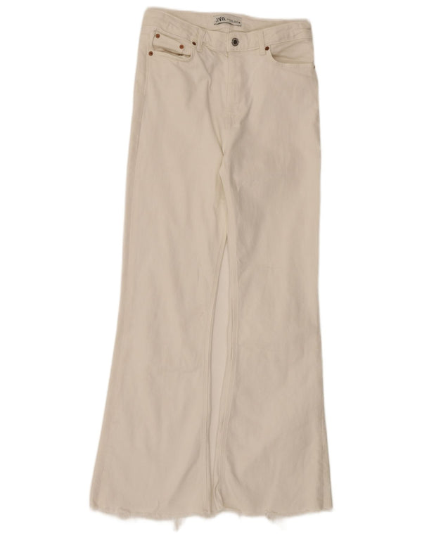 Zara Γυναικείο Ψηλόμεσο Τζιν EU 38 Small W28 L31 Λευκό