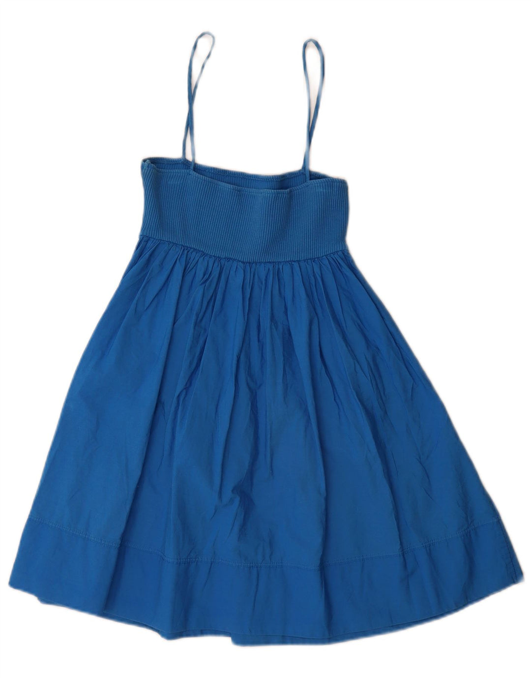 Zara Γυναικείο Sundress UK 8 Small Blue Cotton