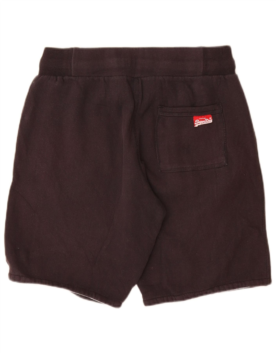 Γυναικείο γραφικό αθλητικό σορτς SUPERDRY UK 12 μεσαίο γκρι βαμβακερό