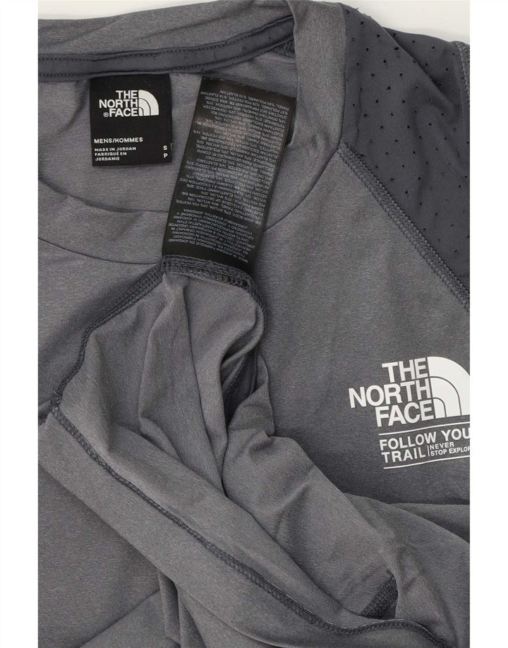 Το ανδρικό γραφικό γιλέκο North Face Top Small Grey Polyester Sports