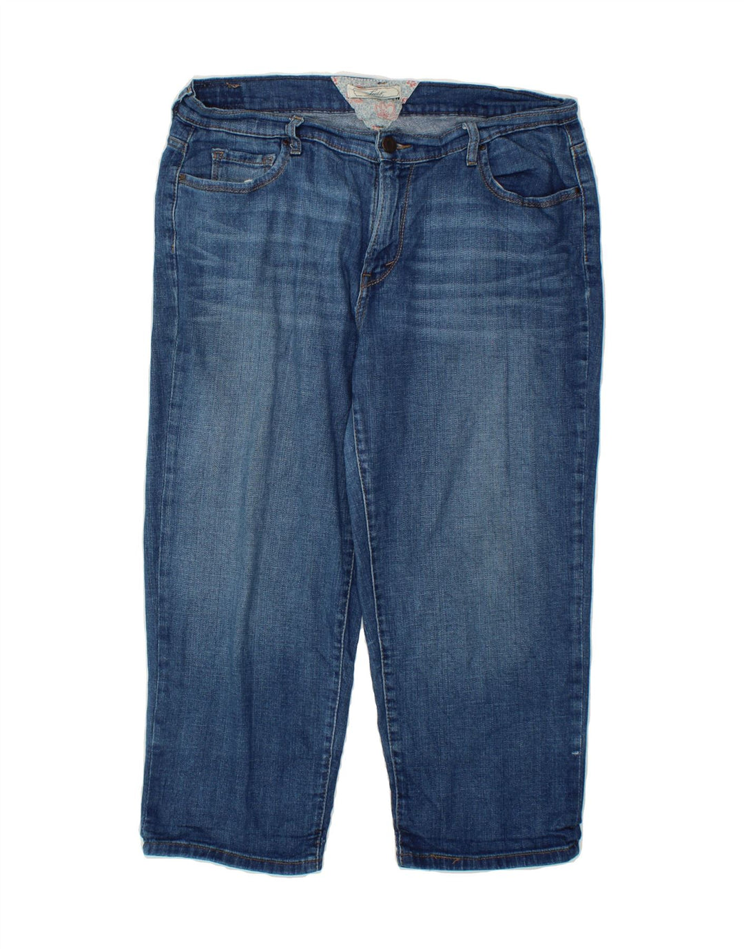 LEVI'S Womens Capri Jeans US 12 Large W34 L23 Blue Cotton Vintage Levi's and Second-Hand Levi's from Messina Hembry 
