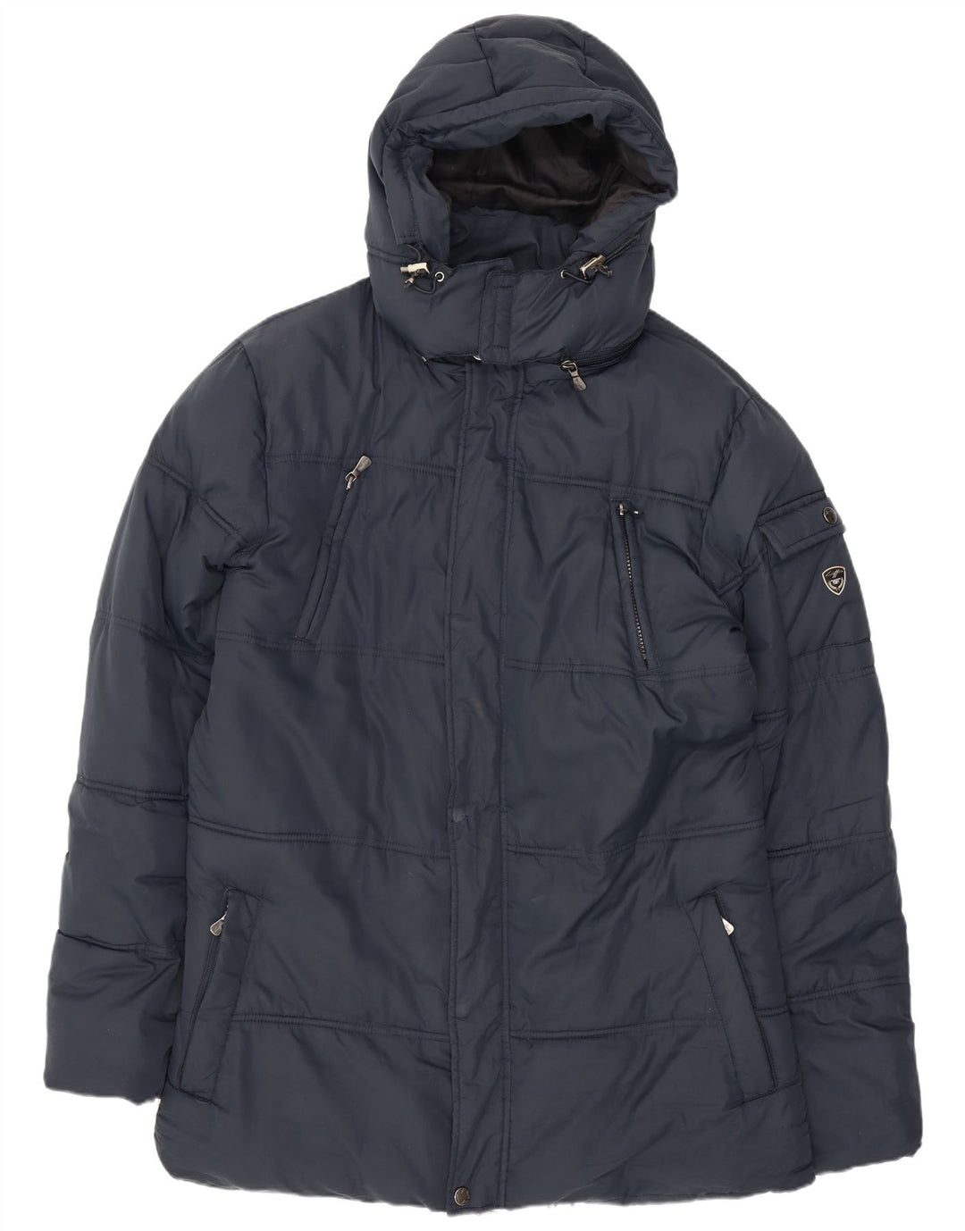 Lotto Ανδρικό μπουφάν με κουκούλα UK 44 2XL Navy Blue Polyester