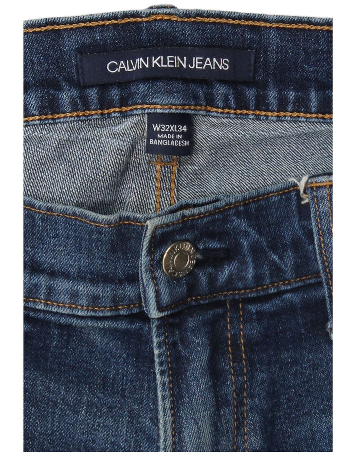 Calvin Klein Ανδρικό Slim Jeans W32 L34 Blue Cotton