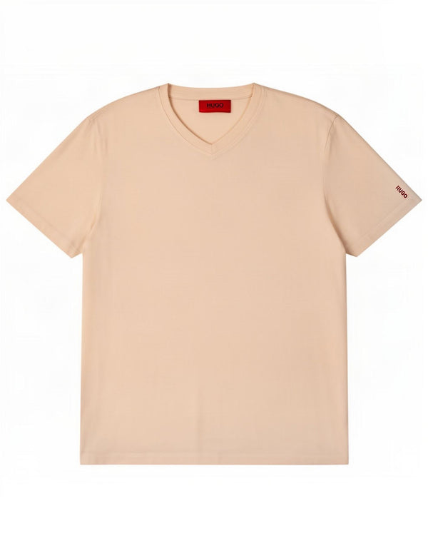 Ανδρικό T-Shirt Hugo Boss Top XL Λευκό βαμβακερό
