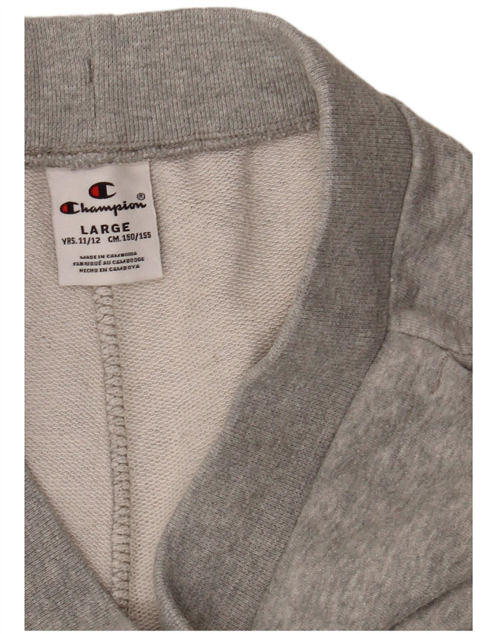 CHAMPION Αγόρια γραφικά αθλητικά σορτς 11-12 ετών μεγάλο γκρι