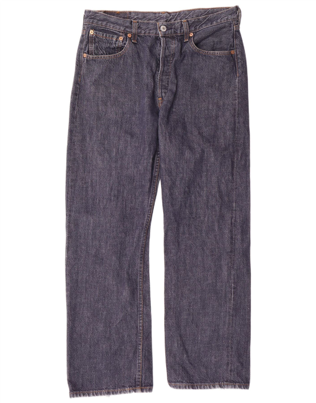 LEVI'S Ανδρικό τζιν 501 ίσιο W34 L30 Navy Blue Cotton