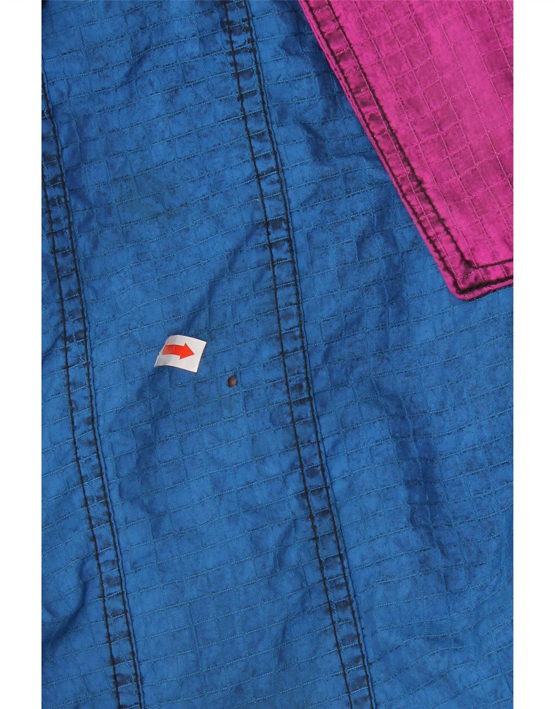 Vintage ανδρική φόρμα σκι με κουκούλα IT 52 Large Blue Colorblock Polyamide