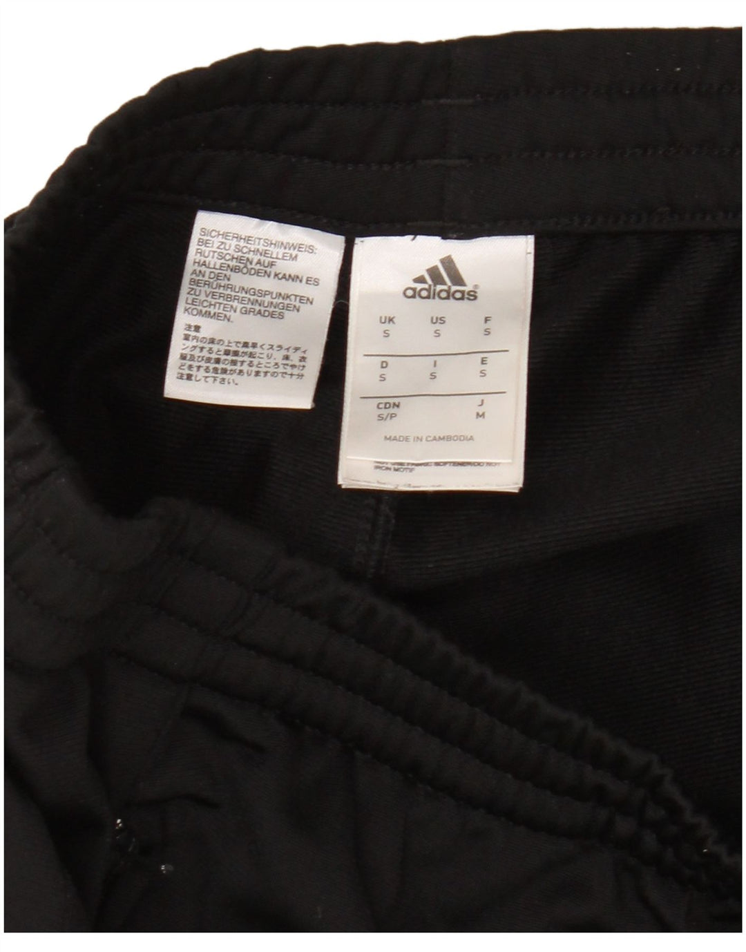 Ανδρική φόρμα Adidas Παντελόνι Joggers Μικρό Μαύρο Πολυεστέρα