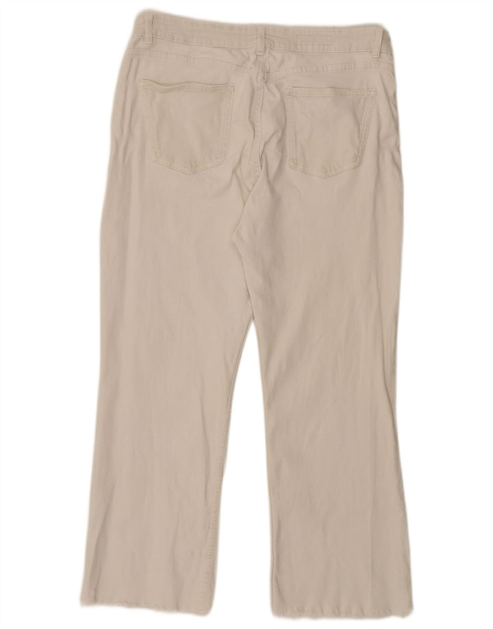 Zara Γυναικείο τζιν ίσιο EU 46 2XL W36 L26 Λευκό