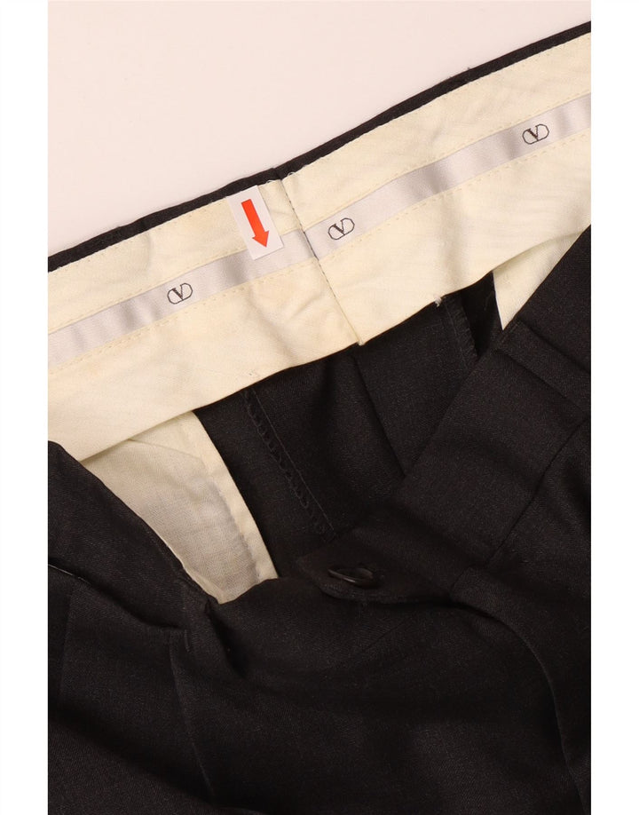 VALENTINO Ανδρική φόρμα 2 τεμαχίων με διπλό στήθος IT 50 Large W34 L30 Γκρι