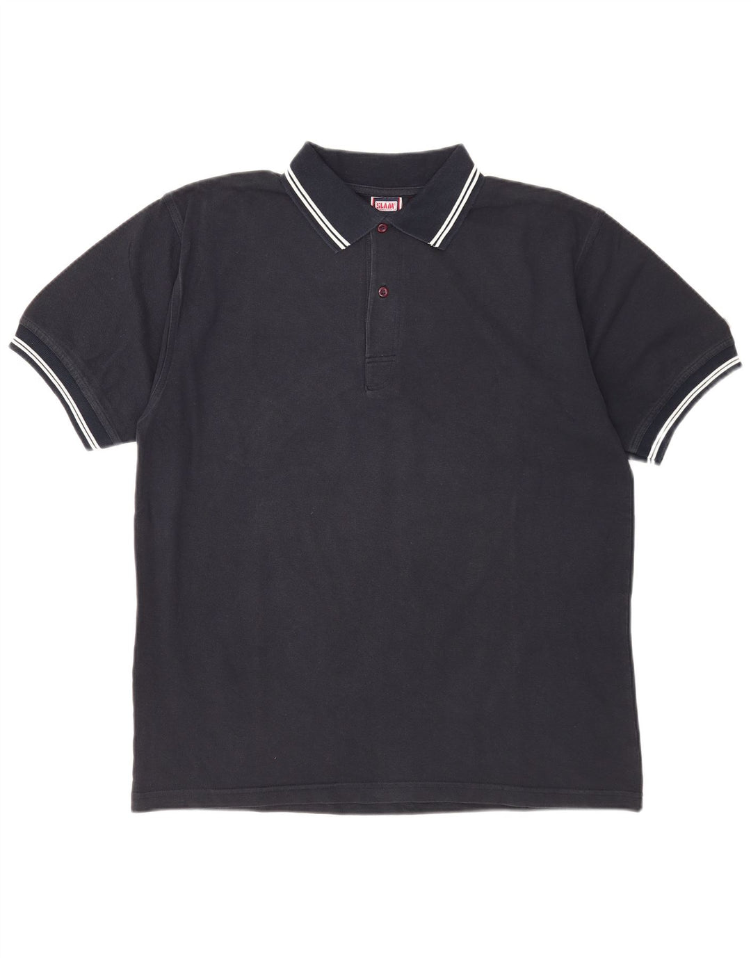 Slam Ανδρικό Πόλο Μπλουζάκι μεγάλο Navy Blue από βαμβάκι