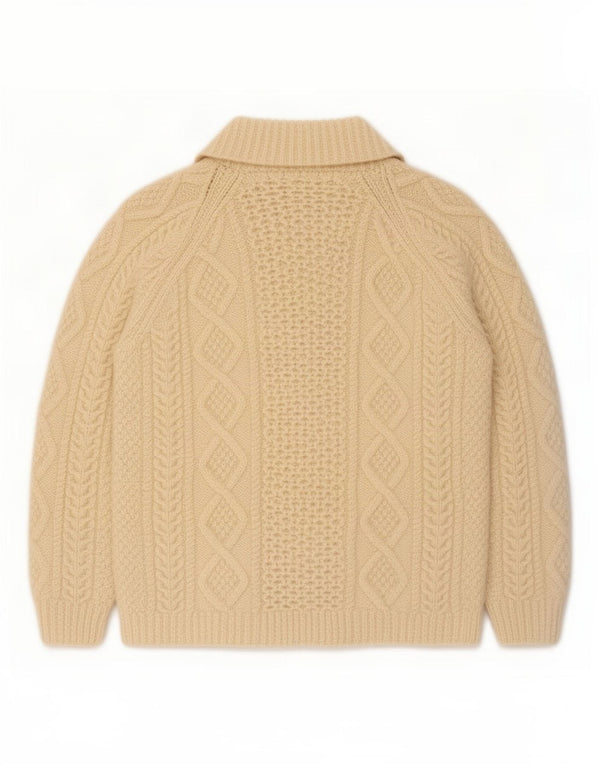 Vintage Γυναικεία Ζακέτα UK 8 Small Beige