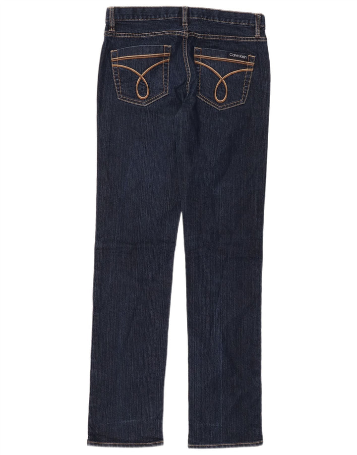 CALVIN KLEIN Γυναικεία Skinny Jeans US 2 XS W26 L31 Navy Blue Cotton